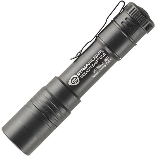 Streamlight MegaStream USB Flashlight 1800 Lumen High Output Rechargeable For Outdoor Pros Rugged Aluminum by Streamlight