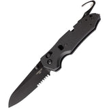 Hogue Trauma First Response ABLE 34770 Rescue Knife For First Responders With Glass Breaker And G10 Handle by Hogue