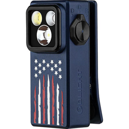 Olight Oclip Ultra Star Stripes Rechargeable Clip Light With Floodlight And Spotlight Modes For EDC Outdoors by Olight