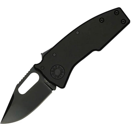 Demko Nano Shark Lock Stealth 20CV EDC Knife Black DLC Clip Point Blade Aluminum Handle by Demko
