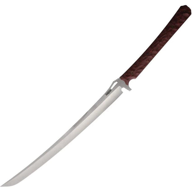 Dawson Knives Many Waters Sword Blk/Red DW4119 by Dawson Knives