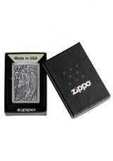 Zippo Skull & Angel Emblem Windproof Lighter – Model 49442 by Zippo