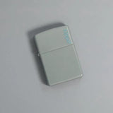 Zippo Logo Lighter 49452ZL Classic Flat Grey Finish For Collectors Everyday Carry Gift by Zippo