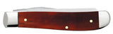 Religious Sayings Matthew 28:19–20 Chestnut Bone Mini Trapper by Case Cutlery