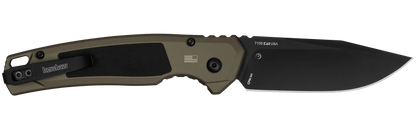 Kershaw Auto Launch 21 Damascus Drop Point Knife Auto Opening For EDC Enthusiasts by Kershaw