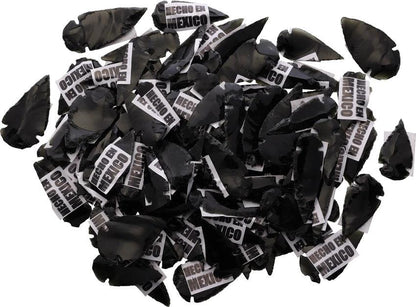Arrowhead Black Obsidian Arrowhead Asst 3089002 (BAG 100) by Arrowhead