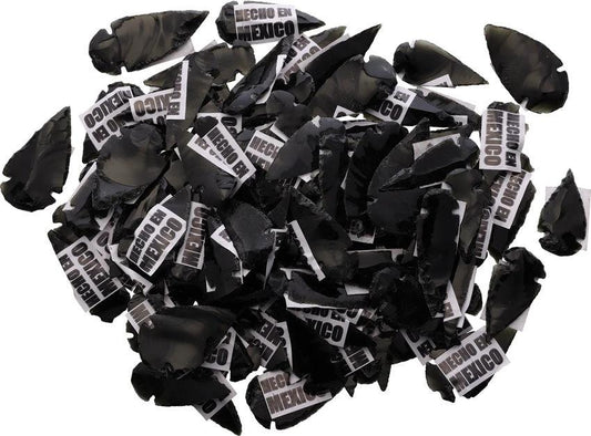 Arrowhead Black Obsidian Arrowhead Asst 3089002 (BAG 100) by Arrowhead