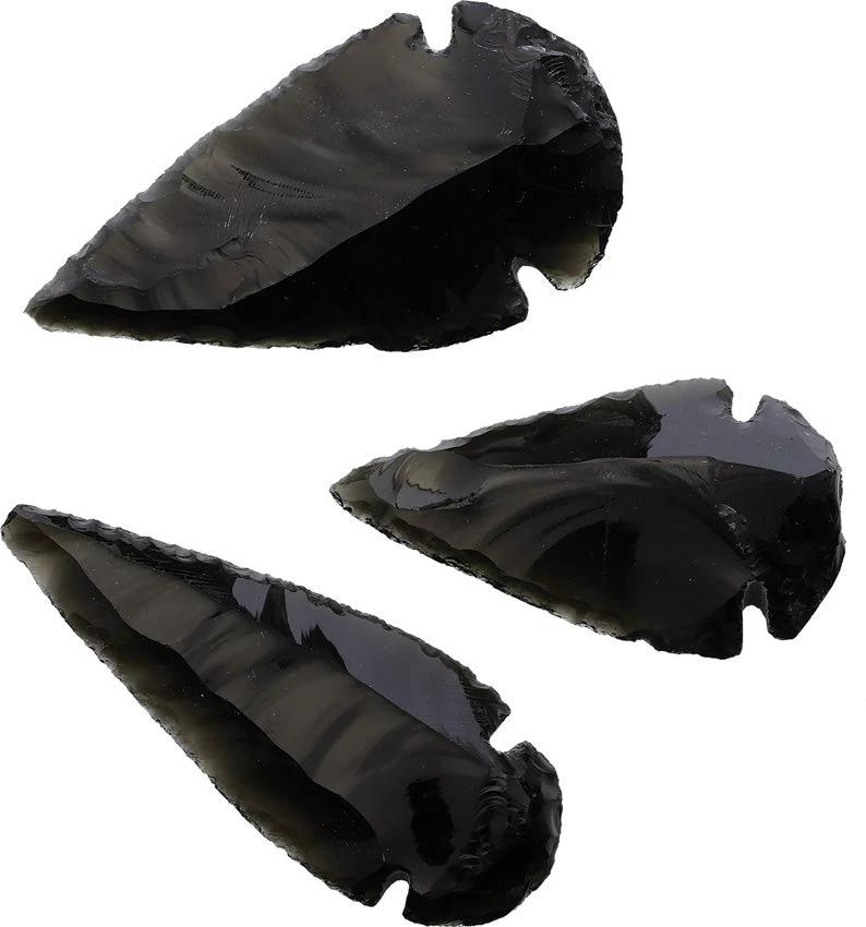 Arrowhead Black Obsidian Arrowhead Asst 3089002 (BAG 100) by Arrowhead