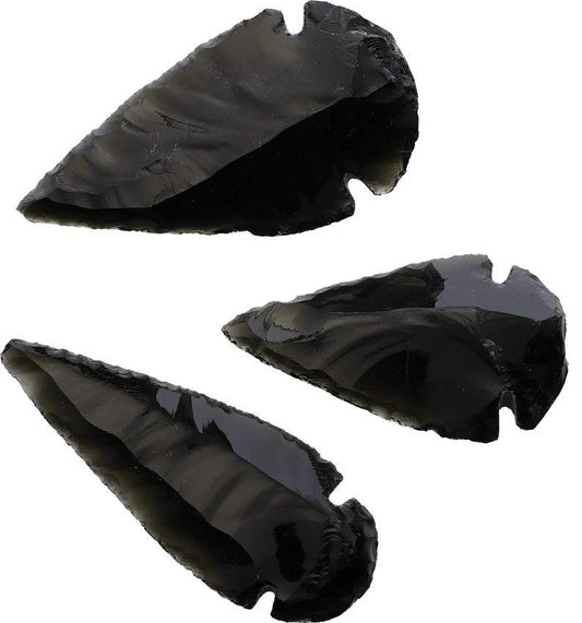 Arrowhead Black Obsidian Arrowhead Asst 3089002 (BAG 100) by Arrowhead