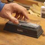 Smiths Sharpeners Arkansas Sharpening Stone MBS6 With Non Slip Base For Sharpening Long Knives And Tools For Home Chefs by Smith's Sharpeners