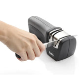 Smiths Sharpeners Essentials Compact Electric Knife Sharpener With Automatic Angle Guide For Home Cooks by Smith's Sharpeners