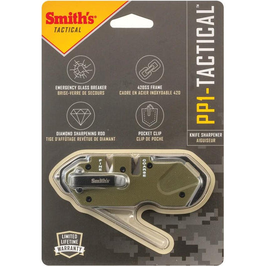 Smith's Sharpeners PP1 Tactical Sharpener OD 50981 by Smith's Sharpeners