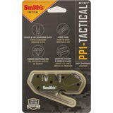 Smiths Sharpeners PP1 Mini Tactical Sharpener With Ceramic Carbide Slots And Diamond Rod For EDC Outdoorsmen by Smith's Sharpeners