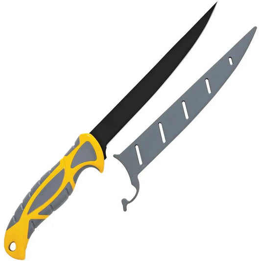 Smith's Sharpeners Lawaia Fillet Knife 7in Blade, 12.5in Overall, Durable 420 Stainless, Ergonomic TPE Grip for Anglers by Smith's Sharpeners