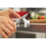 Smith's Slide Sharp 4 Sharpener 51124 With Carbide Blades Ceramic Rods And 20 And 15 Degree Presets For Home Cooks by Smith's Sharpeners