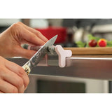 Smith's Slide Sharp 4 Knife Sharpener Pink With Premium Carbide Blades And Ceramic Rods For Home Cooks by Smith's Sharpeners