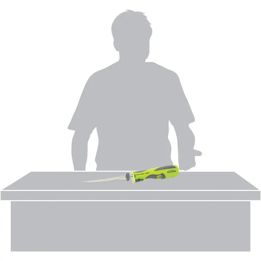 Smith's Sharpeners Mr. Crappie Slab-O-Matic 51207 Electric Fillet Knife with 4.5 and 8 Inch Serrated Blades, Comfort Grip, Glove, and Carry Bag for Anglers by Smith's Sharpeners