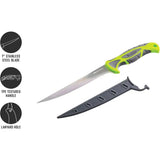 Smith's Sharpeners Mr. Crappie Slab Sticker Fishing Knife: 7-Inch Satin Stainless Blade, TPE Handle for Anglers by Smith's Sharpeners