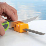 Smiths Sharpeners Lawaia Diamond Sharpener 51210 for Outdoor Enthusiasts with Coarse and Fine Slots and Diamond Hook File by Smith's Sharpeners