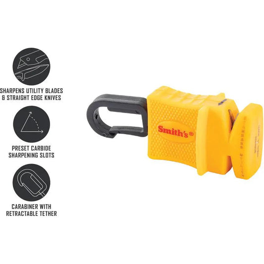 Smith's Sharpeners Edge Work Site Sharpener 51215 Heavy Duty Grit Coarse to Fine for Contractors by Smith's Sharpeners