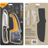 Smith's EdgeSport Fixed Blade Knife With Built In Sharpener Combo For Outdoor Enthusiasts by Smith's Sharpeners