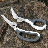 Smith's Sharpeners EdgeSport 8.5 Inch Bait and Game Shears with Fish Scaler, Bottle Opener and Bone Notch for Fishing Enthusiasts by Smith's Sharpeners