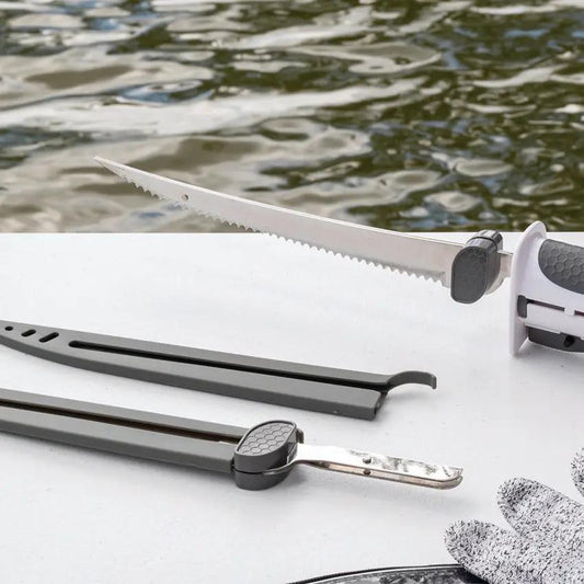 Smith's 8In Serrated Fillet Knife Blades Stainless Steel Two Pack For Electric Fillet Knives Anglers by Smith's Sharpeners