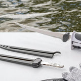Smith's 8In Serrated Fillet Knife Blades Stainless Steel Two Pack For Electric Fillet Knives Anglers by Smith's Sharpeners