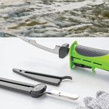 Smith's 4.5in Flex Blades For Anglers Two Serrated Stainless Blades With Blade Protector by Smith's Sharpeners