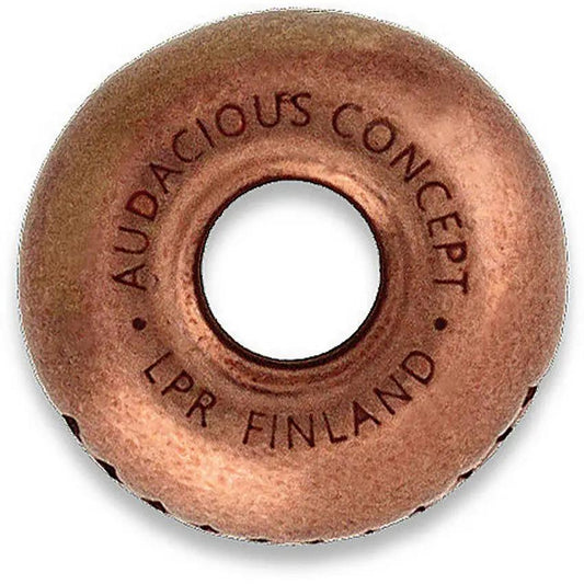 AuCon Copper Smiley Bead 12x18mm With 6mm Hole Durable Copper Construction For Jewelry Makers Bulk Pack by AuCon