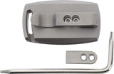 AuCon IMP Magnetic Folder EDC Knife MagnaCut 0.75in Tanto Blade With Gray Titanium Handle Durable by AuCon