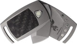 AuCon IMP Magnetic Folder Premium EDC Knife With MagnaCut Tanto Blade Titanium Handle And Carbon Fiber Inlay by AuCon