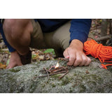 Adventure Medical Reflective Paracord 550 Fire Lite 50ft Waxed Cotton Core For Outdoor Enthusiasts by Adventure Medical