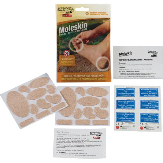 Adventure Medical Moleskin Foot Care Kit Pre Cut Patches For Hikers And Travelers by Adventure Medical