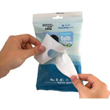 Adventure Medical Travel Bath Wipes Fragrance Free Aloe Vera Hypoallergenic Soothing Gentle Exfoliating For Travelers by Adventure Medical