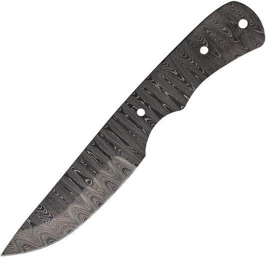 Alabama Damascus Knife Blank ADS001 8 Inch Full Tang 416 Layer Folded Damascus For Knifemakers by Alabama Damascus Steel