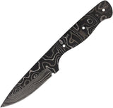 Alabama Damascus Knife Blank 7.13in One Piece Full Tang 3in Blade for Knife Makers ADS025 by Alabama Damascus Steel