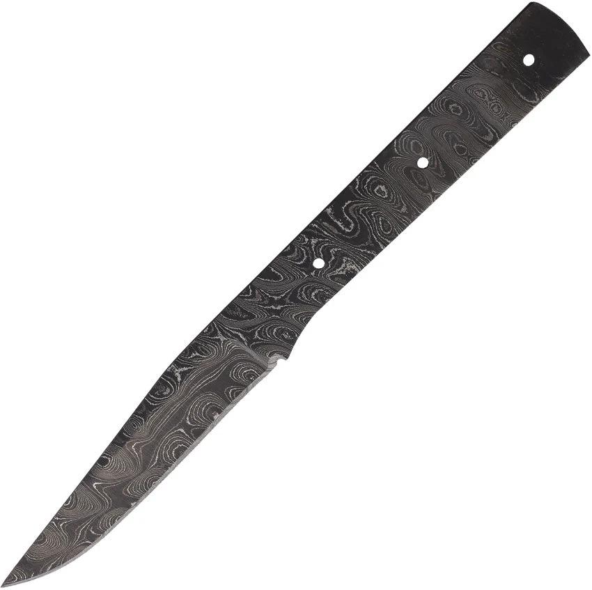 Alabama Damascus Knife Blank ADS047 Premium One Piece Full Tang For Knife Makers by Alabama Damascus Steel