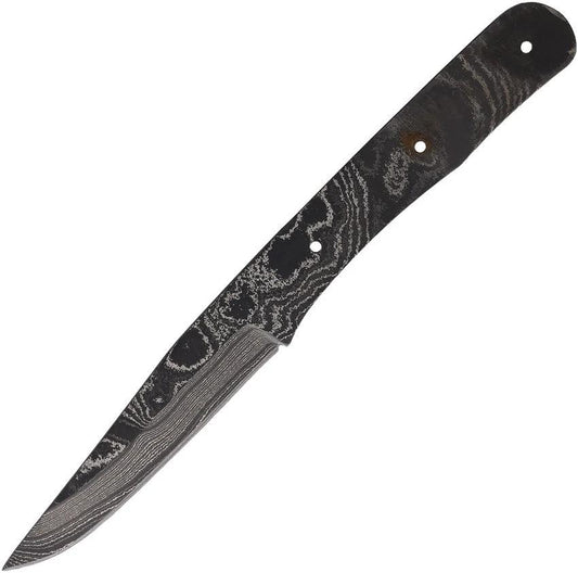 Alabama Damascus Knife Blank Premium One Piece Full Tang 7.25in Overall 3.25in Blade for Knife Makers by Alabama Damascus Steel
