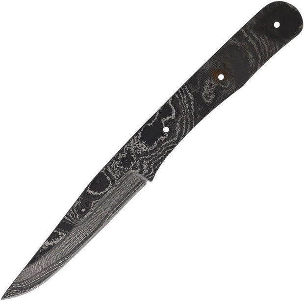 Alabama Damascus Knife Blank Premium One Piece Full Tang 7.25in Overall 3.25in Blade for Knife Makers by Alabama Damascus Steel