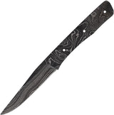 Alabama Damascus Knife Blank Premium 3.25in Blade 7.25in Overall One-Piece Full Tang For Knifemakers by Alabama Damascus Steel