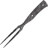 Alabama Damascus Steel Fork ADS112 Premium Full Tang 6 Inch Overall For Knife Enthusiasts and Collectors by Alabama Damascus Steel