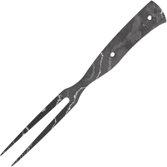 Alabama Damascus Steel Fork ADS112 Premium Full Tang 6 Inch Overall For Knife Enthusiasts and Collectors by Alabama Damascus Steel