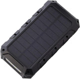 AGM 6628XPB31 Solar Power Bank 30000mAh With Solar Panel And AC Adapter For Outdoor Adventure by AGM