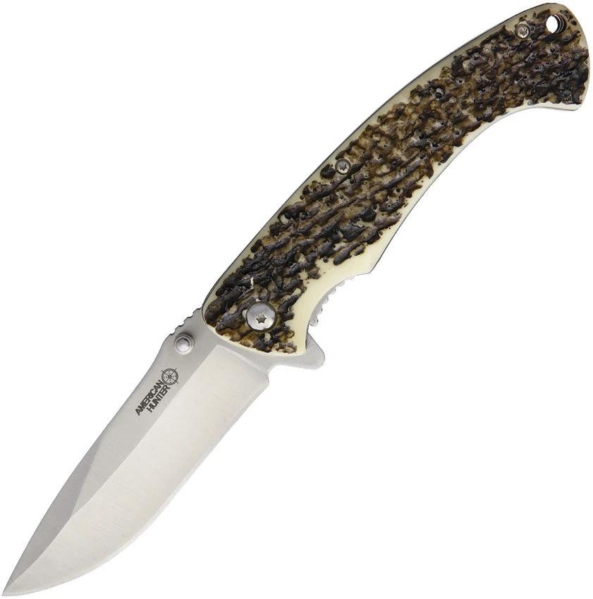 American Hunter Linerlock A/O Imitation Stag SK17028 by American Hunter