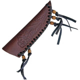 American Hunter Utility Knife Rosewood Full Tang Durable 8.63in Satin Blade With Wire Notches Outdoorsmen by American Hunter