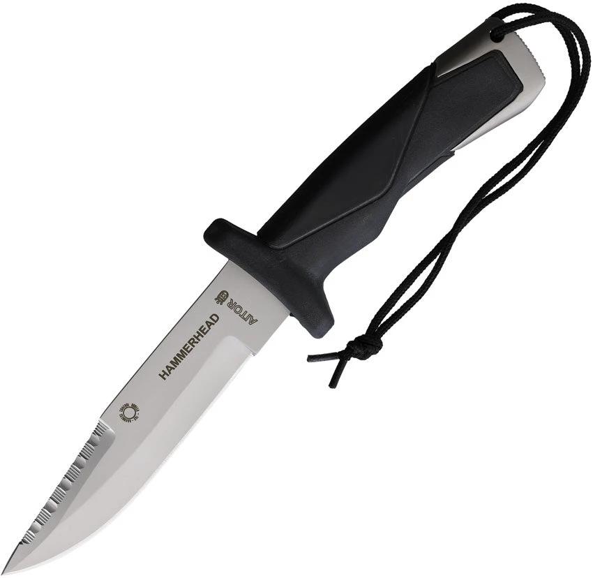Aitor Hammerhead Fixed Blade Knife With Durable Bead Blast Stainless Sawback 11in For Outdoor Survivalists by Aitor