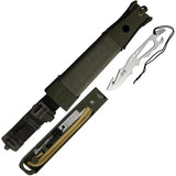 Aitor Jungle King I 16016V Survival Knife With Sawback 8in Blade And Built In Compass Kit For Outdoor Adventurers by Aitor