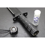 Aitor Jungle King I 16016 Survival Knife With Compass In Cap Sawback Lashing Holes In Handle Survival Kit For Outdoors by Aitor