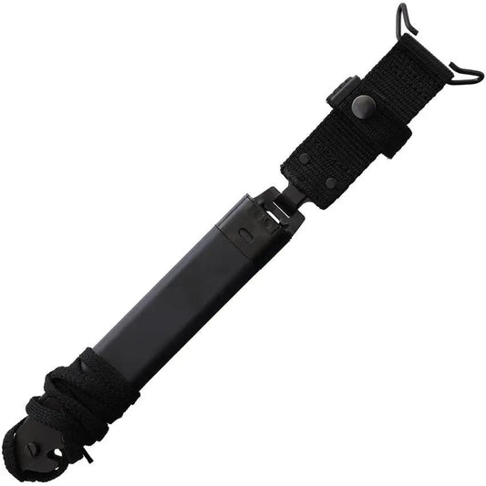 Aitor Combat Knife 16068 Tactical Survival Tool With Black Coated Clip Point Blade And Polymer Handle For Hunters by Aitor